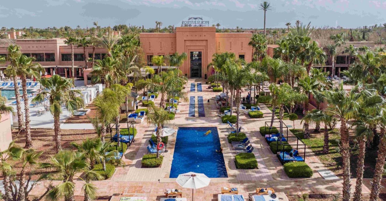 Hotel du Golf by Pickalbatros – palmová zahrada a bazény, fotografie z letáku