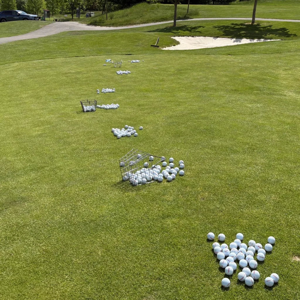 Trénink krátké hry na Golf Resortu Kaskáda